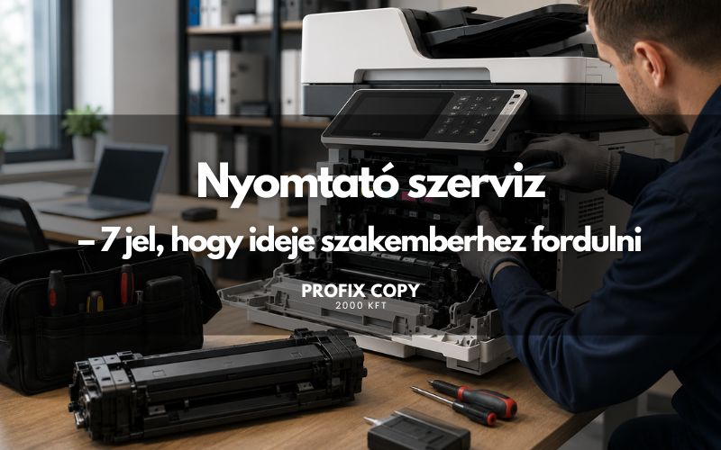 Nyomtató szerviz – 7 jel, hogy ideje szakemberhez fordulni